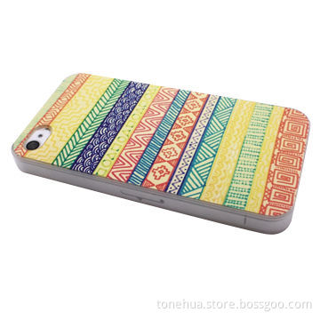 New Design Rainbow Colored Drawing PC Covers for iPhone 4/4S